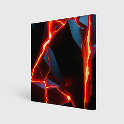 Холст квадратный Tile breaking, цвет: 3D-принт