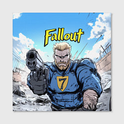 Холст квадратный Fallout 7, цвет: 3D-принт — фото 2