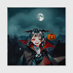 Холст квадратный Вампирша МаоМао - Монолог Фармацевта аниме Хэллоуи, цвет: 3D-принт — фото 2
