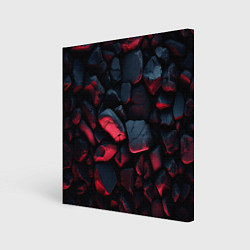 Холст квадратный Камни, цвет: 3D-принт