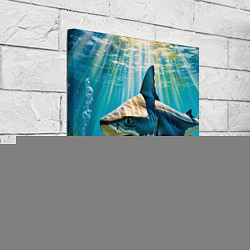Холст квадратный Хищник кораллового рифа, цвет: 3D-принт — фото 2