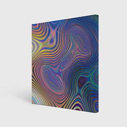 Холст квадратный Абстрактная рябь, цвет: 3D-принт