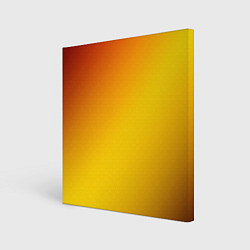 Холст квадратный Color yellow red gradient, цвет: 3D-принт