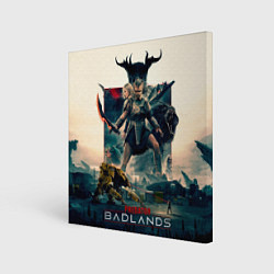 Холст квадратный Персонажи из Хищник планета смерти, цвет: 3D-принт