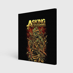 Холст квадратный Asking Alexandria, цвет: 3D-принт