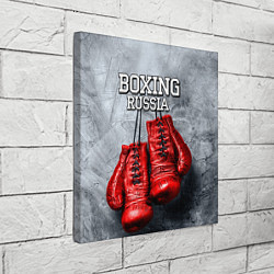 Холст квадратный Boxing Russia цвета 3D-принт — фото 2