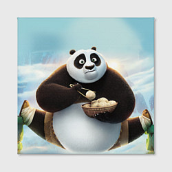 Холст квадратный Кунг фу панда, цвет: 3D-принт — фото 2