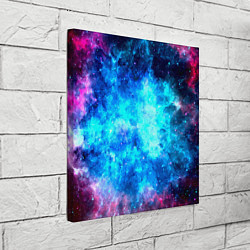Холст квадратный Голубая вселенная, цвет: 3D-принт — фото 2
