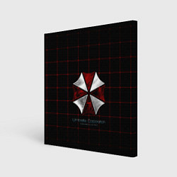 Холст квадратный Umbrella Corporation - 2, цвет: 3D-принт