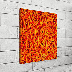 Холст квадратный Морковь, цвет: 3D-принт — фото 2