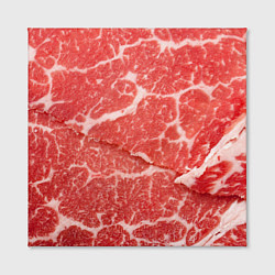 Холст квадратный Кусок мяса, цвет: 3D-принт — фото 2
