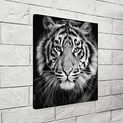 Холст квадратный Красавец тигр, цвет: 3D-принт — фото 2