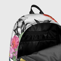 Рюкзак Ирисы, цвет: 3D-принт — фото 2