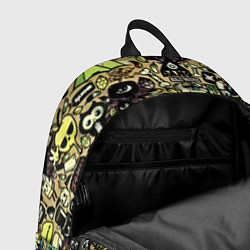 Рюкзак Стикер бомбинг, цвет: 3D-принт — фото 2