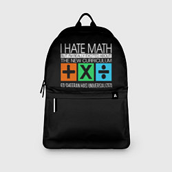 Рюкзак Ed Sheeran: I hate math, цвет: 3D-принт — фото 2