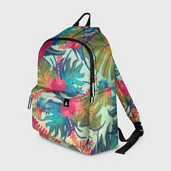 Рюкзак Тропический мотив, цвет: 3D-принт