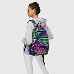 Рюкзак Неоновые пальмы, цвет: 3D-принт — фото 2