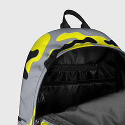 Рюкзак Yellow & Grey Camouflage, цвет: 3D-принт — фото 2