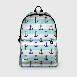 Рюкзак Морские якоря, цвет: 3D-принт — фото 2