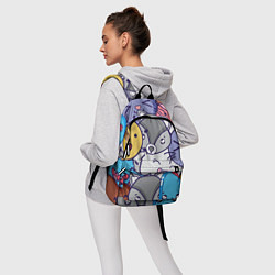 Рюкзак Влюбленный енот, цвет: 3D-принт — фото 2