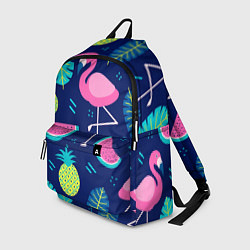 Рюкзак Фруктовый фламинго, цвет: 3D-принт