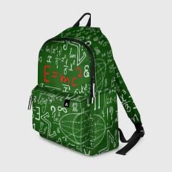 Рюкзак E=mc2: Green Style, цвет: 3D-принт