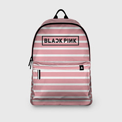 Рюкзак Black Pink: Striped Geometry, цвет: 3D-принт — фото 2
