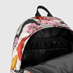 Рюкзак Карпы кои в сакуре, цвет: 3D-принт — фото 2