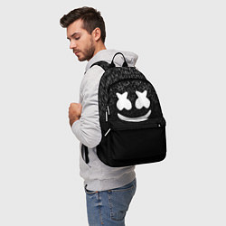 Рюкзак Marshmello Black, цвет: 3D-принт — фото 2