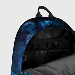 Рюкзак Синий космос, цвет: 3D-принт — фото 2