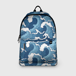 Рюкзак Морские волны графика, цвет: 3D-принт — фото 2