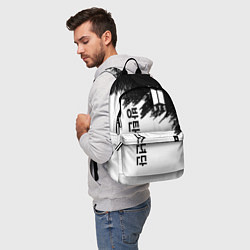 Рюкзак BTS: White & Black, цвет: 3D-принт — фото 2