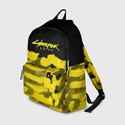 Рюкзак Cyberpunk 2077: Black & Yellow, цвет: 3D-принт