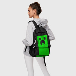 Рюкзак MINECRAFT карбон, цвет: 3D-принт — фото 2