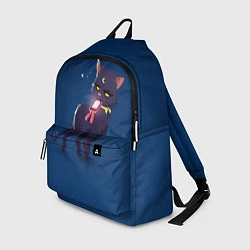 Рюкзак КИСА С ТЕЛЕФОНОМ, цвет: 3D-принт