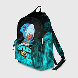 Рюкзак BRAWL STARS LEON SHARK, цвет: 3D-принт