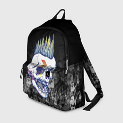 Рюкзак Череп с ирокезы, цвет: 3D-принт