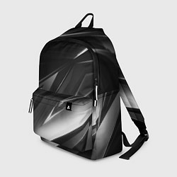 Рюкзак GEOMETRY STRIPES BLACK & WHITE, цвет: 3D-принт