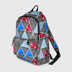 Рюкзак ТРЕУГОЛЬНИКИ, цвет: 3D-принт