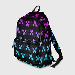 Рюкзак MINECRAFT CREEPER NEON, цвет: 3D-принт
