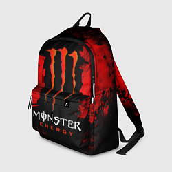 Рюкзак Red grunge monster energy, цвет: 3D-принт