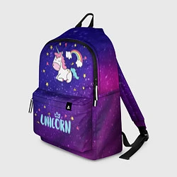 Рюкзак Unicorn Единорог, цвет: 3D-принт