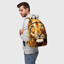 Рюкзак Взгляд льва, цвет: 3D-принт — фото 2