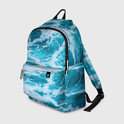 Рюкзак Вода волны пена море, цвет: 3D-принт