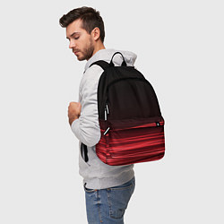 Рюкзак Красное и Черное, цвет: 3D-принт — фото 2