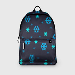 Рюкзак Снежинки, цвет: 3D-принт — фото 2
