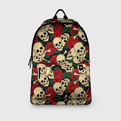 Рюкзак Черепки с Розами, цвет: 3D-принт — фото 2