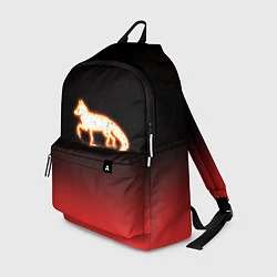 Рюкзак Светящаяся лиса, цвет: 3D-принт