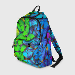 Рюкзак Радужные бабочки, цвет: 3D-принт