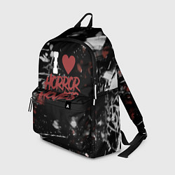 Рюкзак Любовь к хоррорам, цвет: 3D-принт